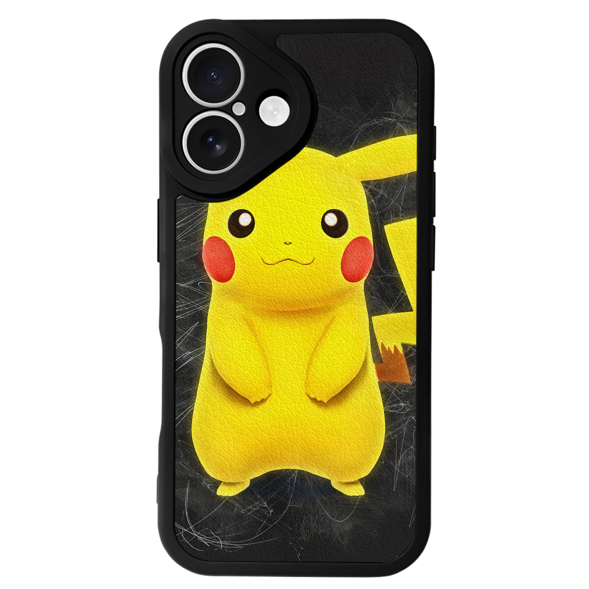 （画像用） ポケットモンスター Pokémon 【iPhone 16シリーズ対応】シリコンスマホケース（レザー調） 材質：シリコン